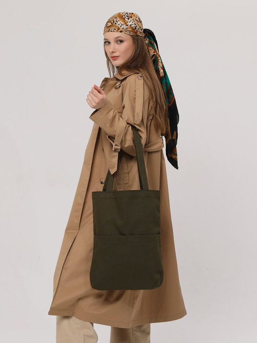 Zoozie Bags Bolso Tote en Verde Oscuro